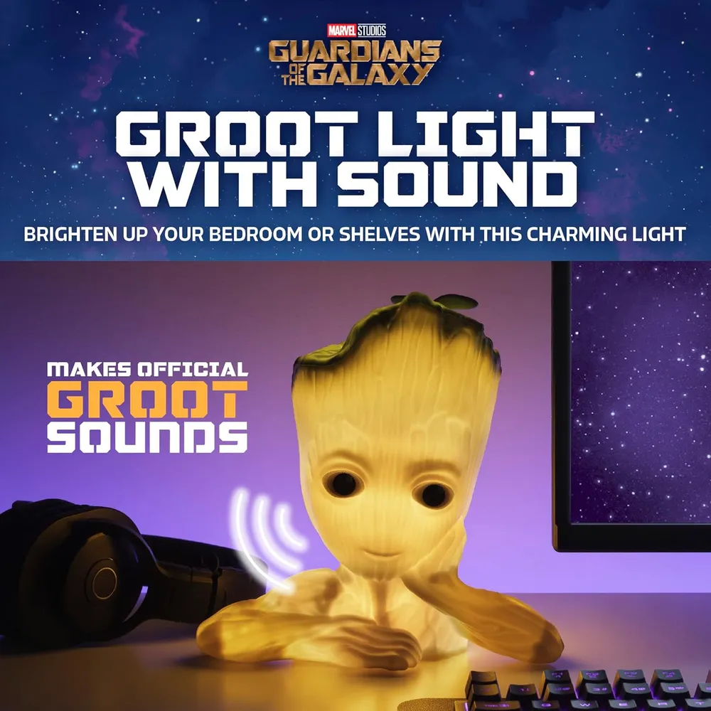 Paladone Guardianes de la Galaxia Groot, figura con luz y sonido oficial