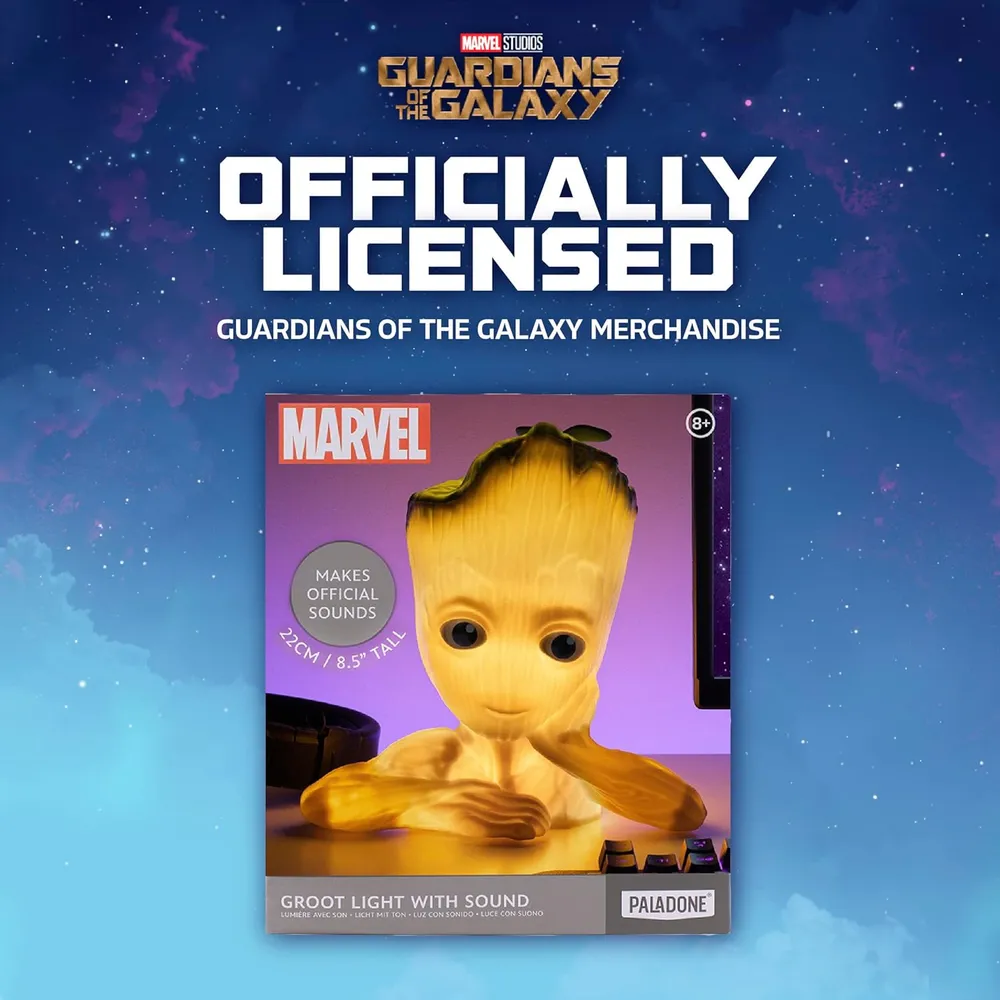 Paladone Guardianes de la Galaxia Groot, figura con luz y sonido oficial