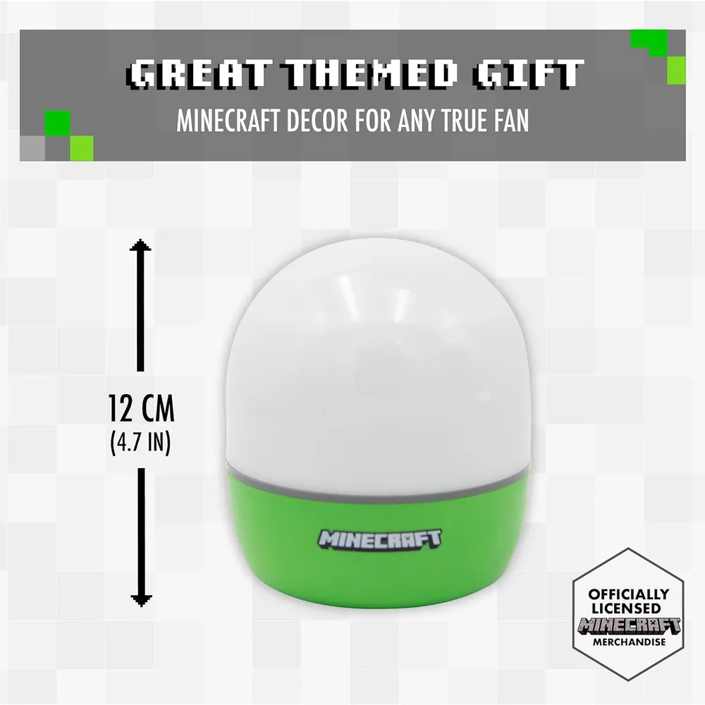 Paladone Minecraft Creeper y Steve, proyector luz nocturna oficial