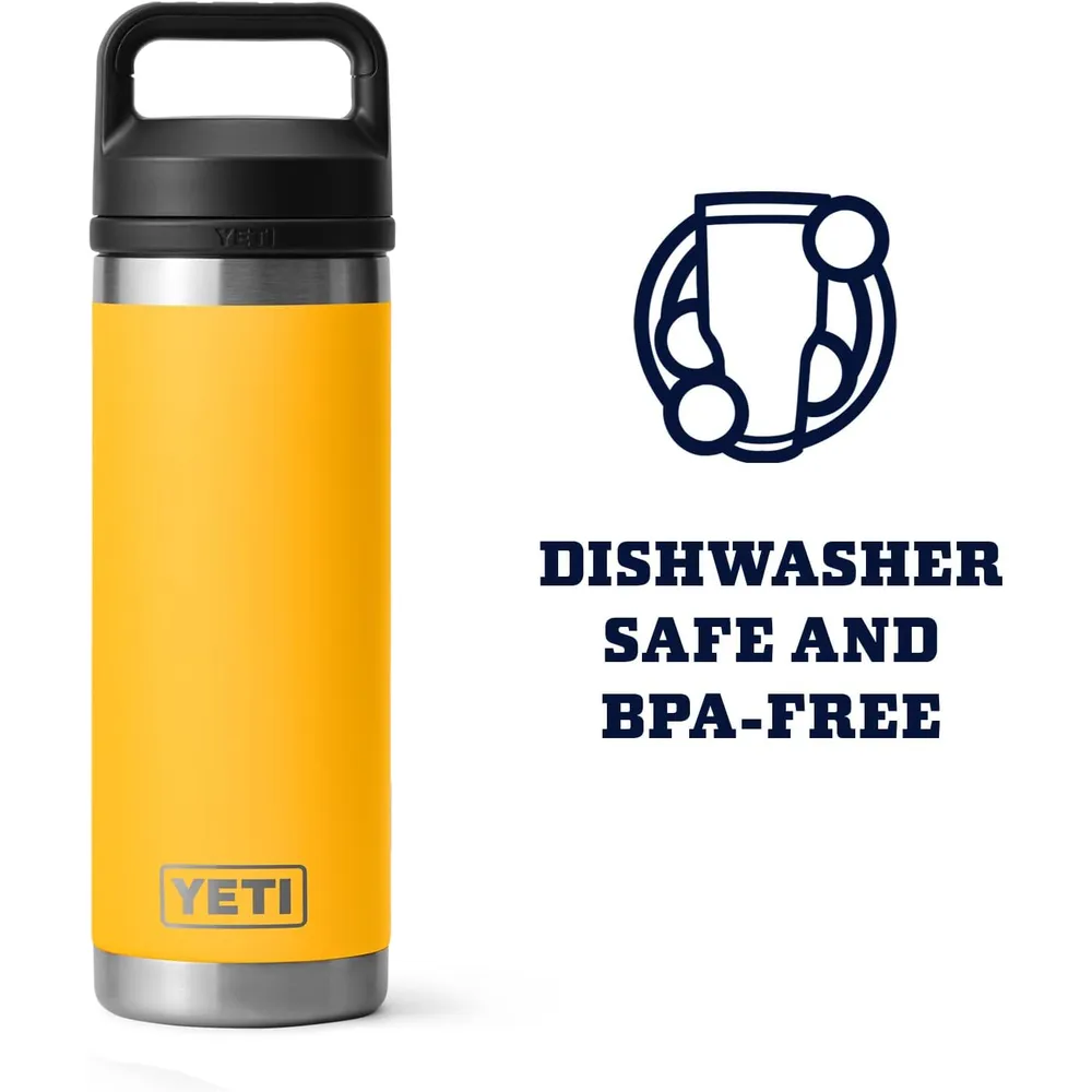 YETI Botella Rambler con Tapa Chung de 18 oz | Amarillo
