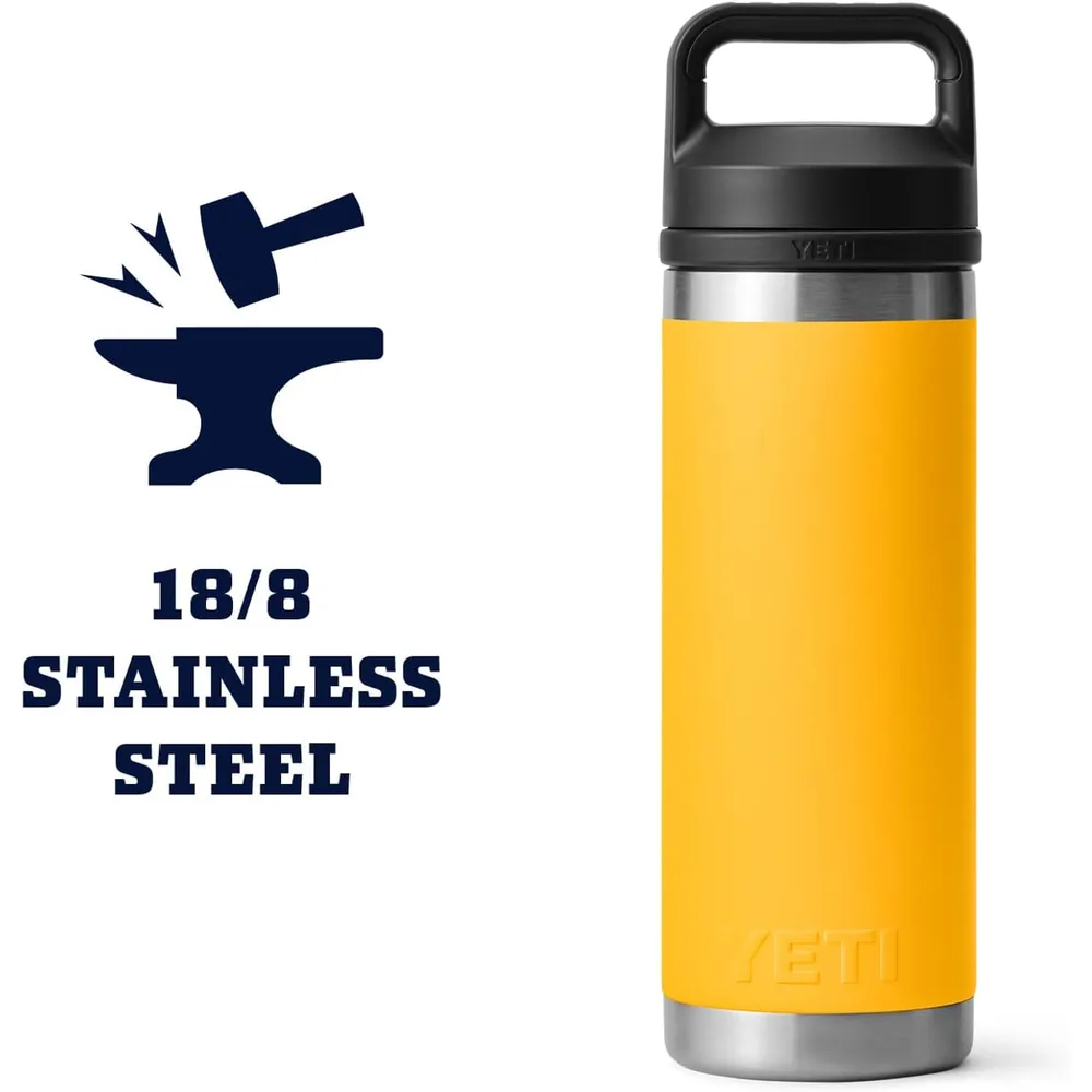 YETI Botella Rambler con Tapa Chung de 18 oz | Amarillo