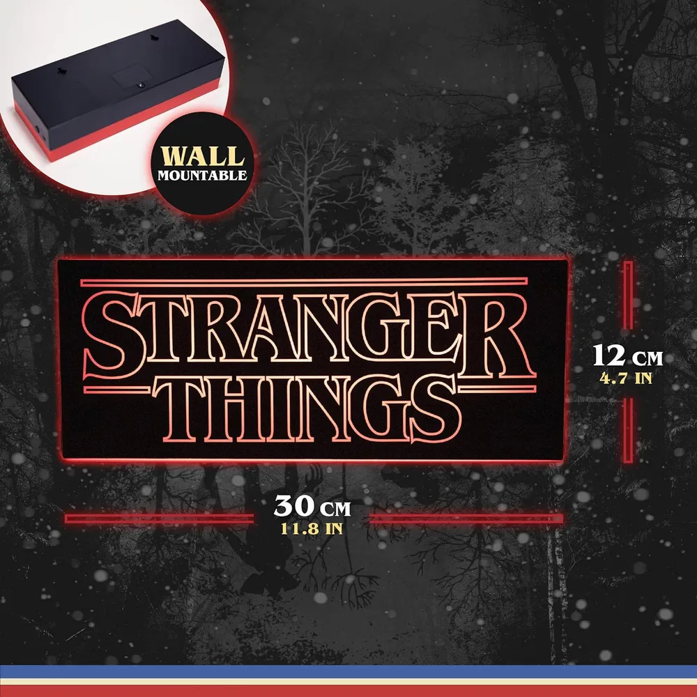 Paladone Stranger Things, luz logotipo con 2 modos oficial