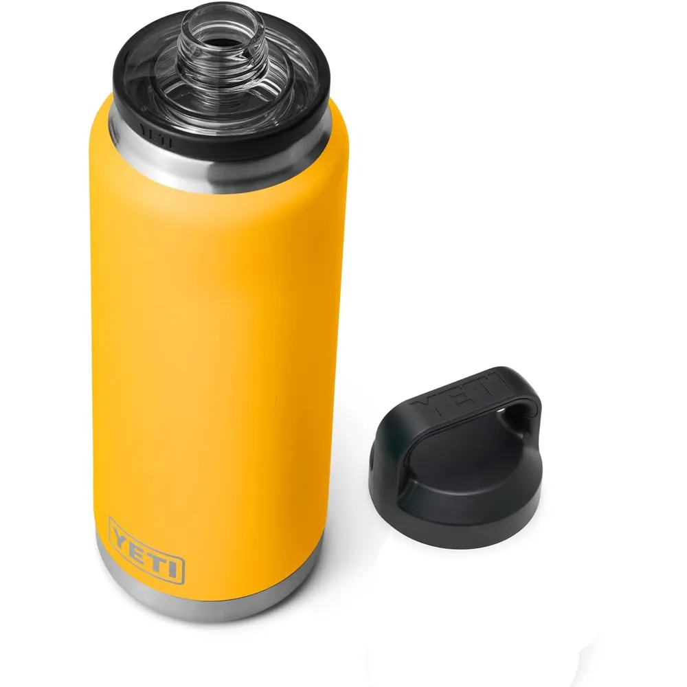 YETI Botella Rambler con Tapa para Sorbos de 36 oz | Amarillo