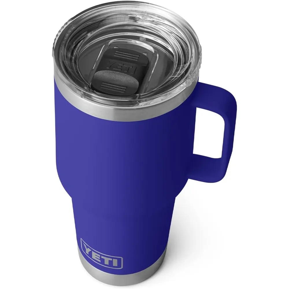 YETI Rambler Vaso de 30 oz de acero inoxidable y tapa Stronghold color morado
