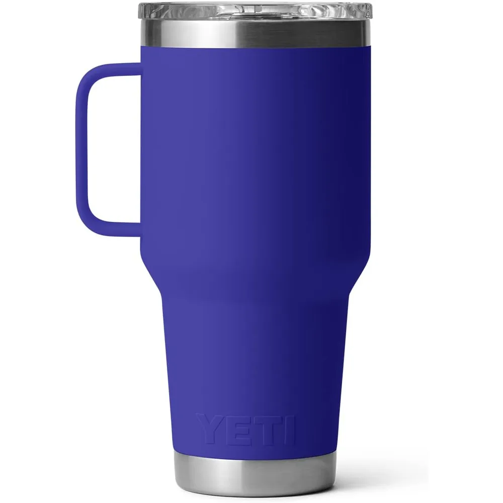 YETI Rambler Vaso de 30 oz de acero inoxidable y tapa Stronghold color morado