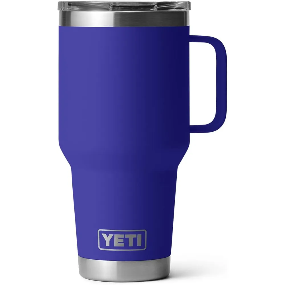 YETI Rambler Vaso de 30 oz de acero inoxidable y tapa Stronghold color morado