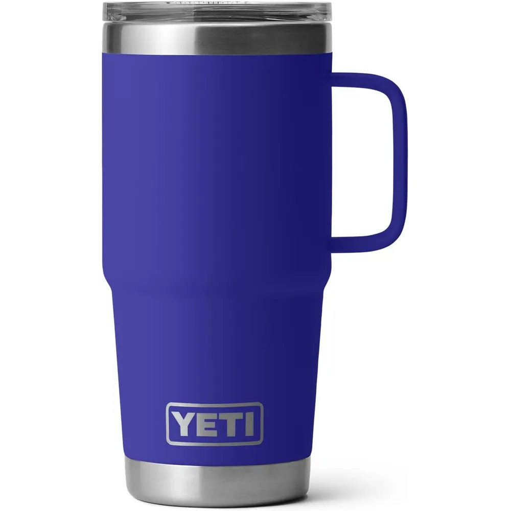 YETI Rambler Vaso de 20 oz de acero inoxidable y tapa Stronghold color morado oscuro