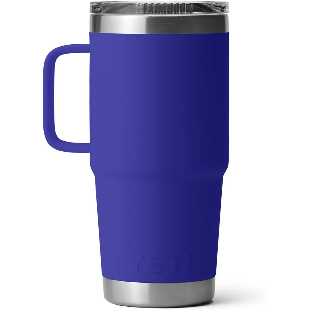 YETI Rambler Vaso de 20 oz de acero inoxidable y tapa Stronghold color morado oscuro