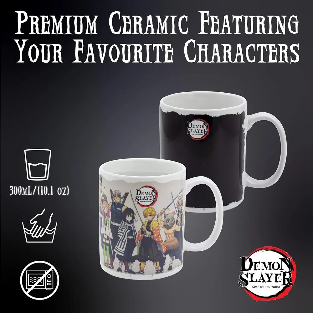 Paladone Demon Slayer, taza térmica cambia color 300 ml