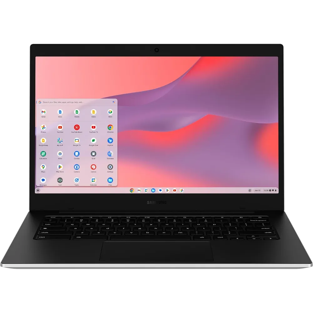 LAPTOP SAMSUNG GALAXY CHROMEBOOK GO 14" INTEL CELERON N4500 4GB RAM 64GB - TECLADO INGLÉS | PLATA