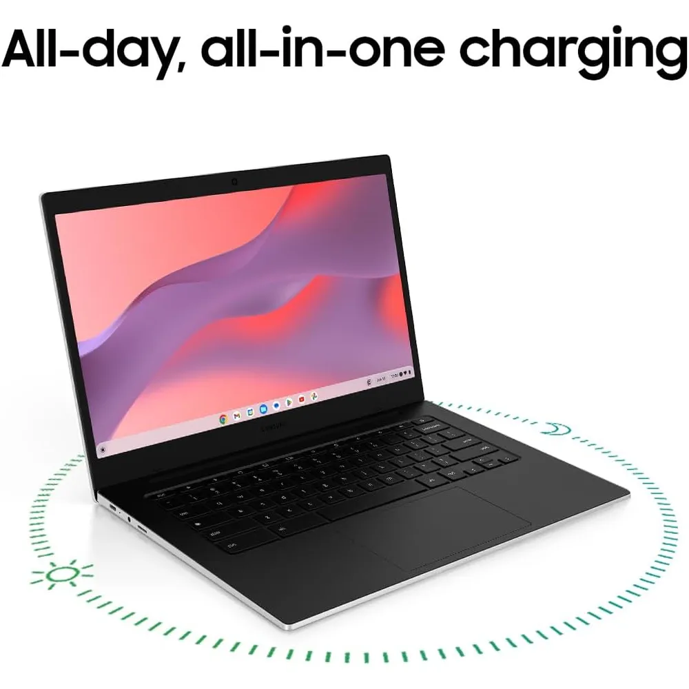 b09s3hnmhf_1_webp.webp LAPTOP SAMSUNG GALAXY CHROMEBOOK GO 14" INTEL CELERON N4500 4GB RAM 64GB - TECLADO INGLÉS | PLATA