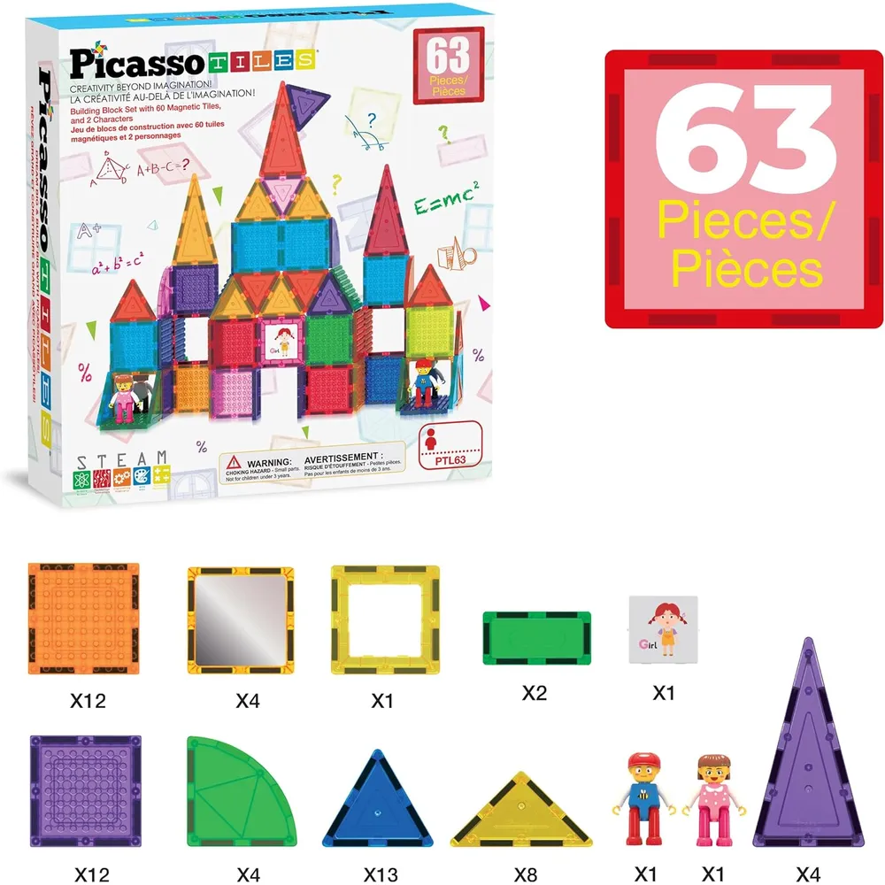BLOQUES MAGNÉTICOS CON FIGURAS PTL63 PICASSOTILES