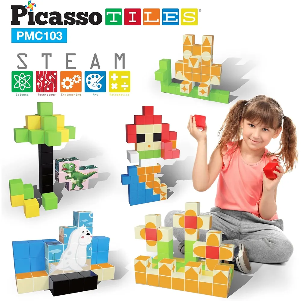 CUBOS MAGNÉTICOS 3D PICASSOTILES