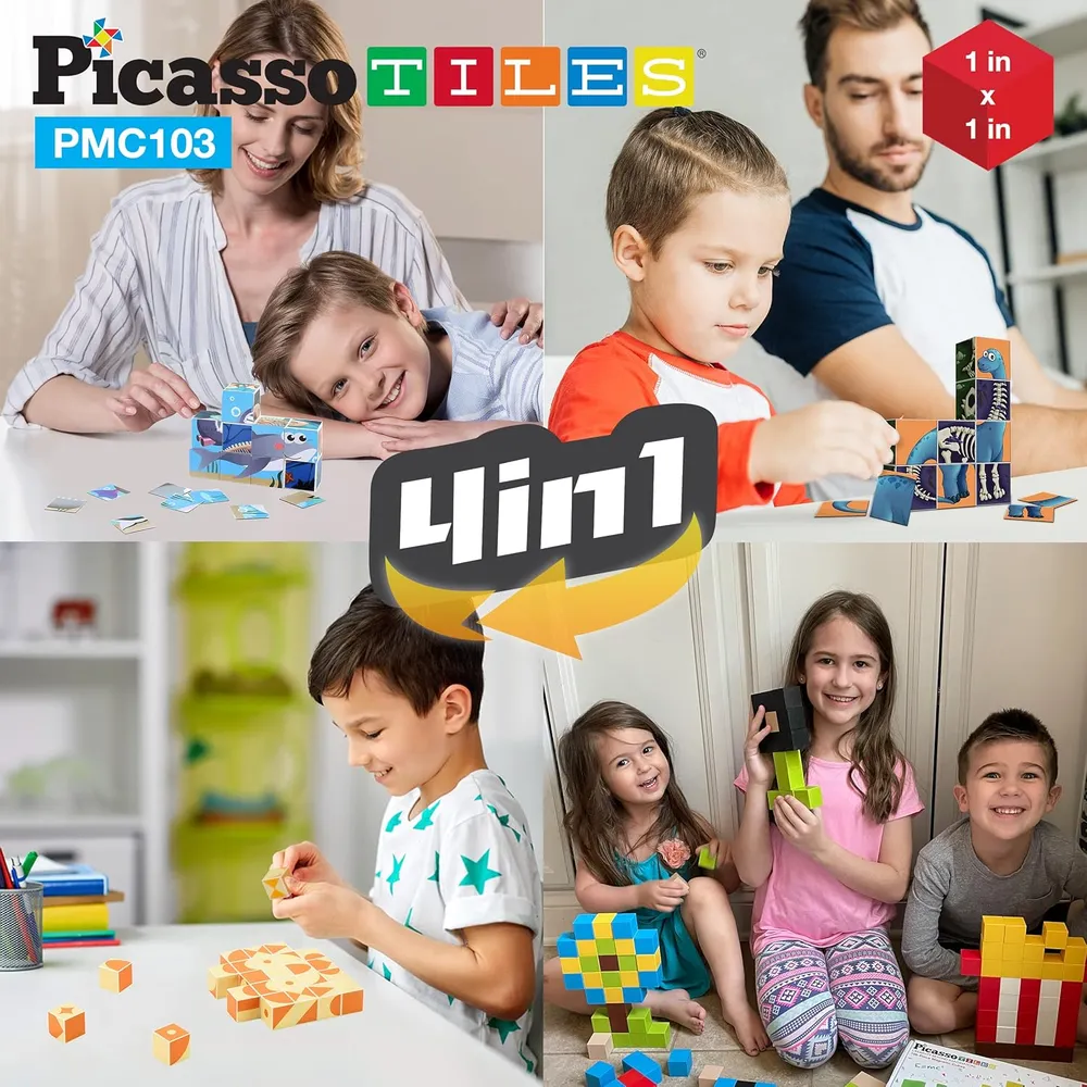 CUBOS MAGNÉTICOS 3D PICASSOTILES