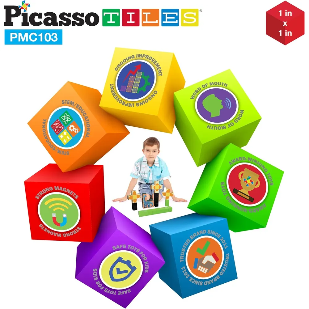 CUBOS MAGNÉTICOS 3D PICASSOTILES
