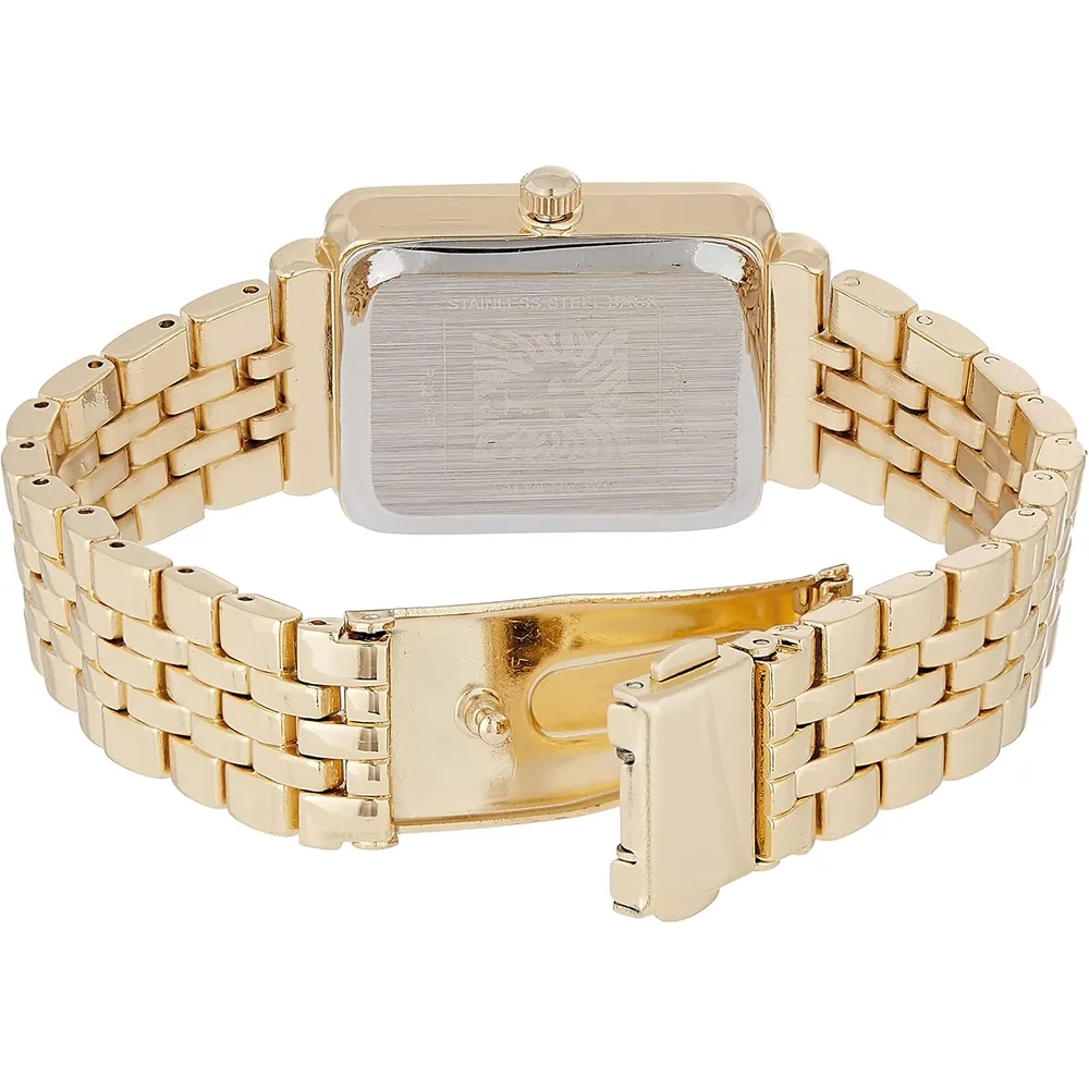 Anne Klein AK/3761SVTT reloj elegante con brillo para mujer | 36.5 mm - Oro