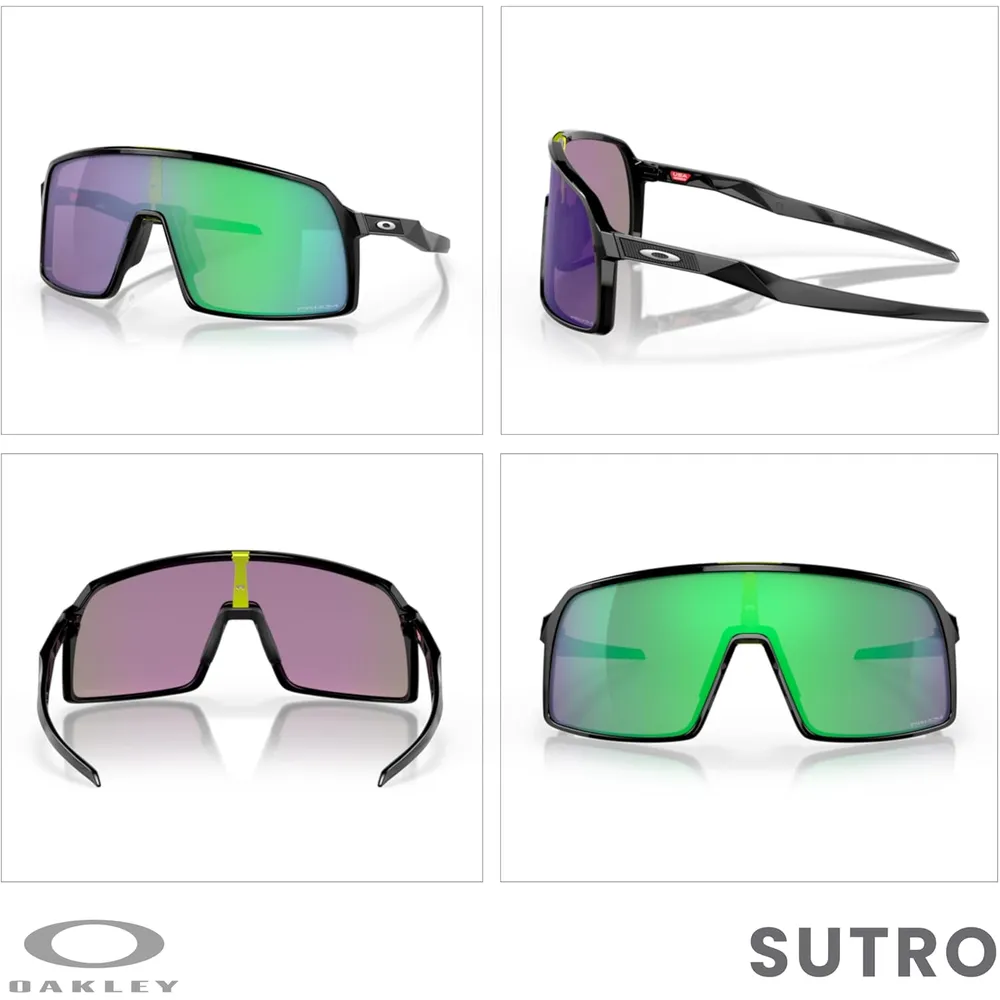 Oakley Sutro Shield OO9406 Gafas de sol para hombre | Black Ink / Prizm Jade