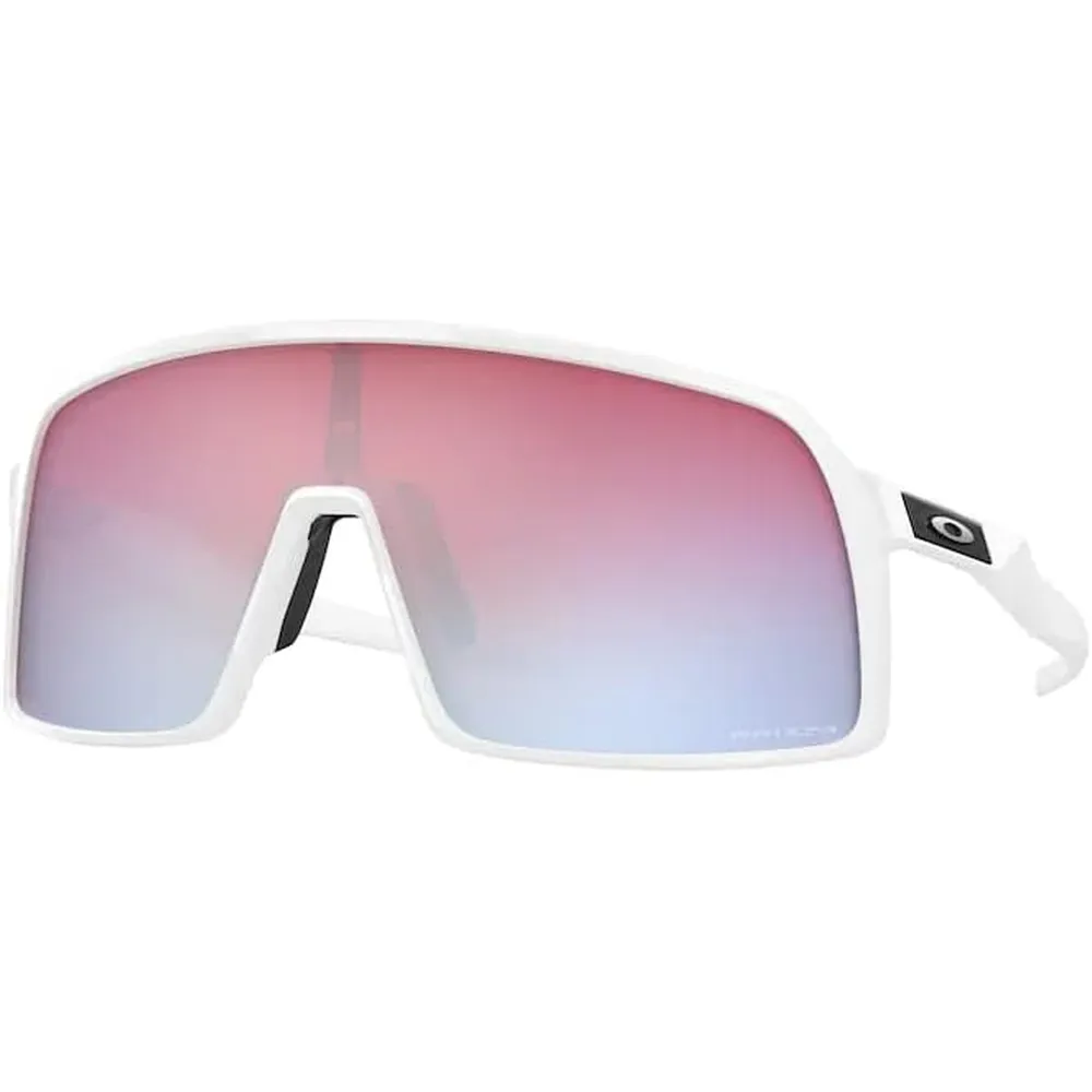 Oakley Sutro Shield OO9406 Gafas de sol para hombre | Polished White / Prizm Snow Sapphire