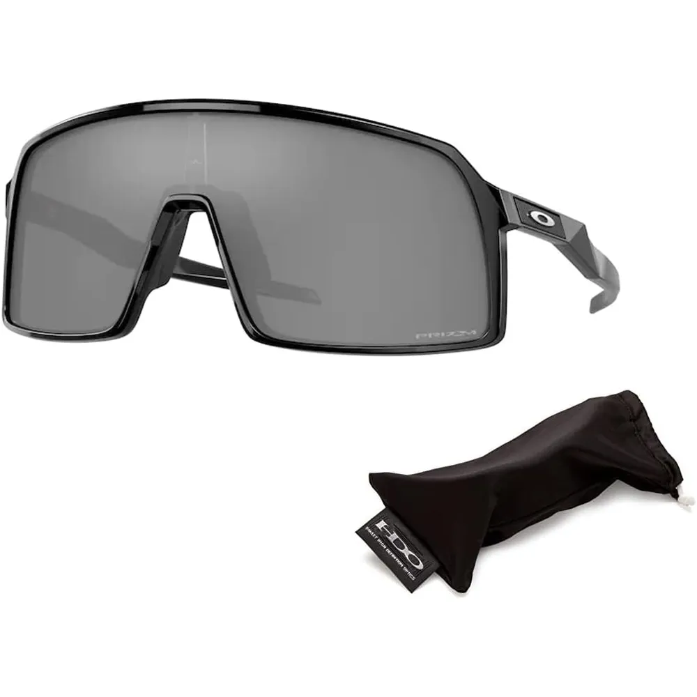 Oakley Sutro OO9406 Shield Gafas de sol para hombre | Polished Black / Prizm Black
