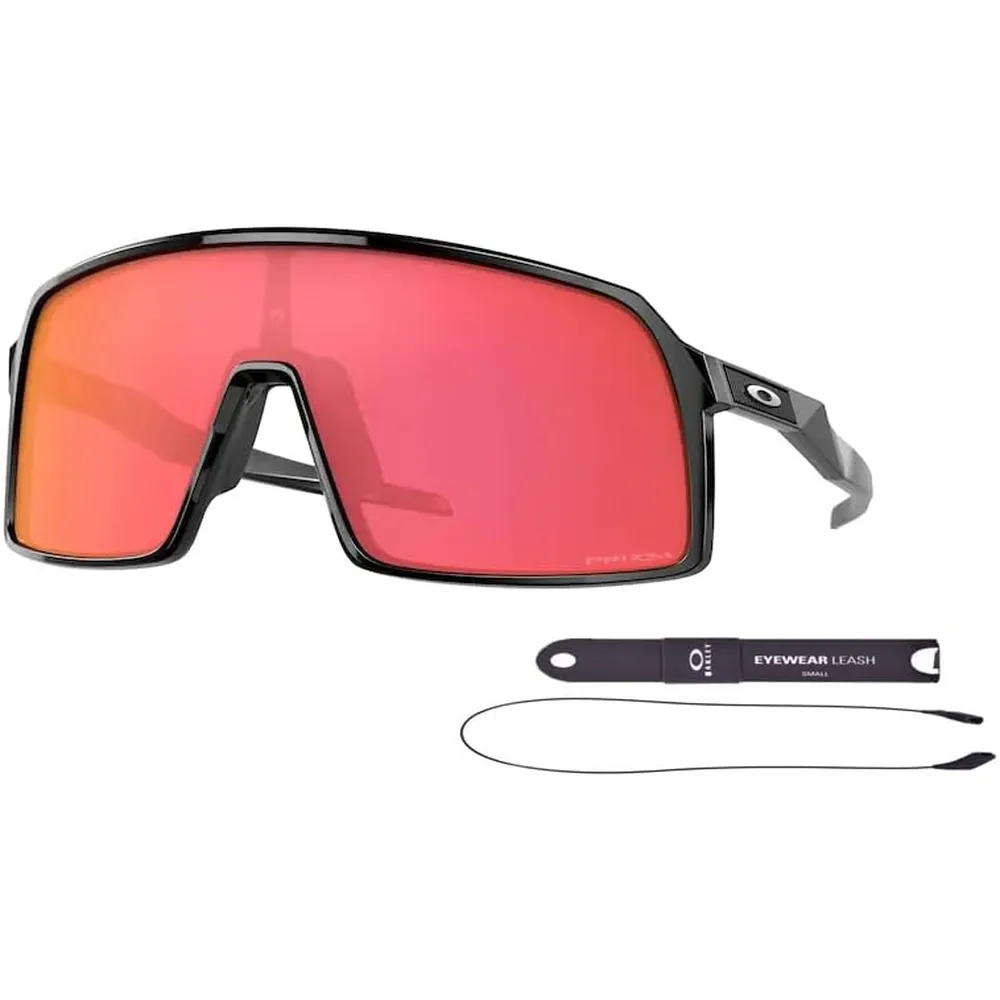 Oakley Sutro OO9406 Shield Gafas de sol para hombre | Polished Black / Prizm Snow Torch Iridium