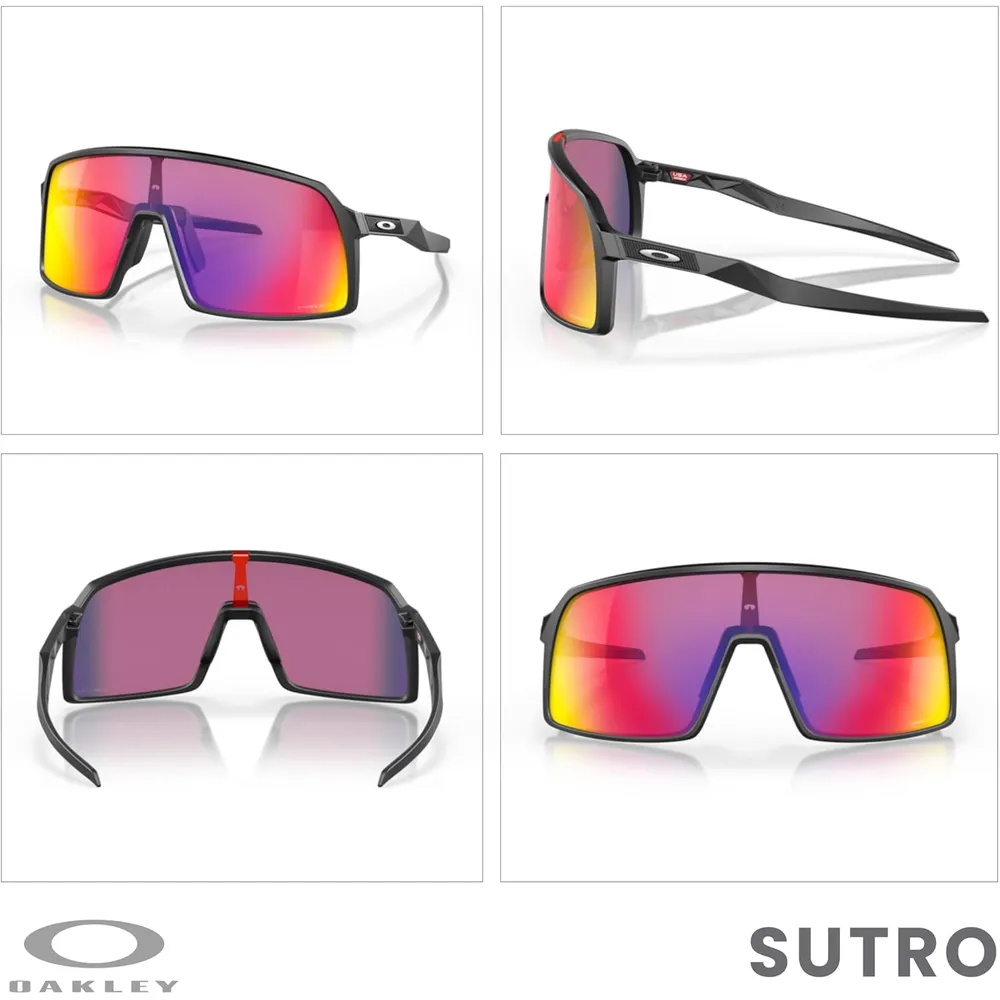 Oakley Sutro OO9406 Shield Gafas de sol para hombre | Matte Black / Prizm Road