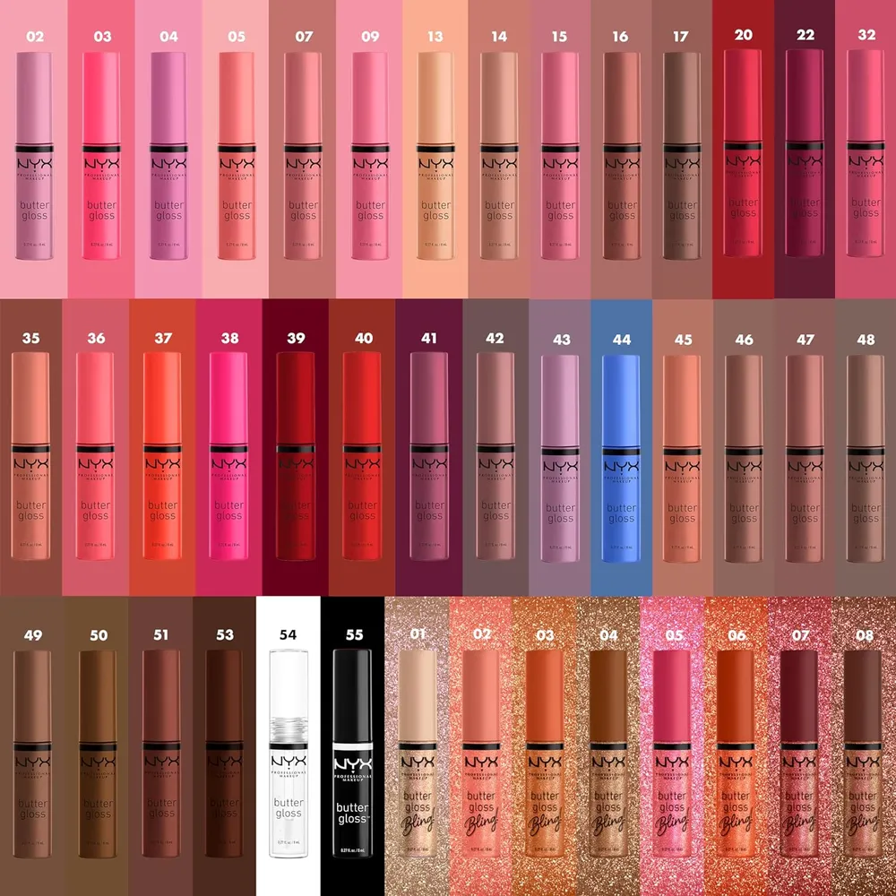 NYX Butter Gloss Brillo de Labios | 54 Sugar Glass