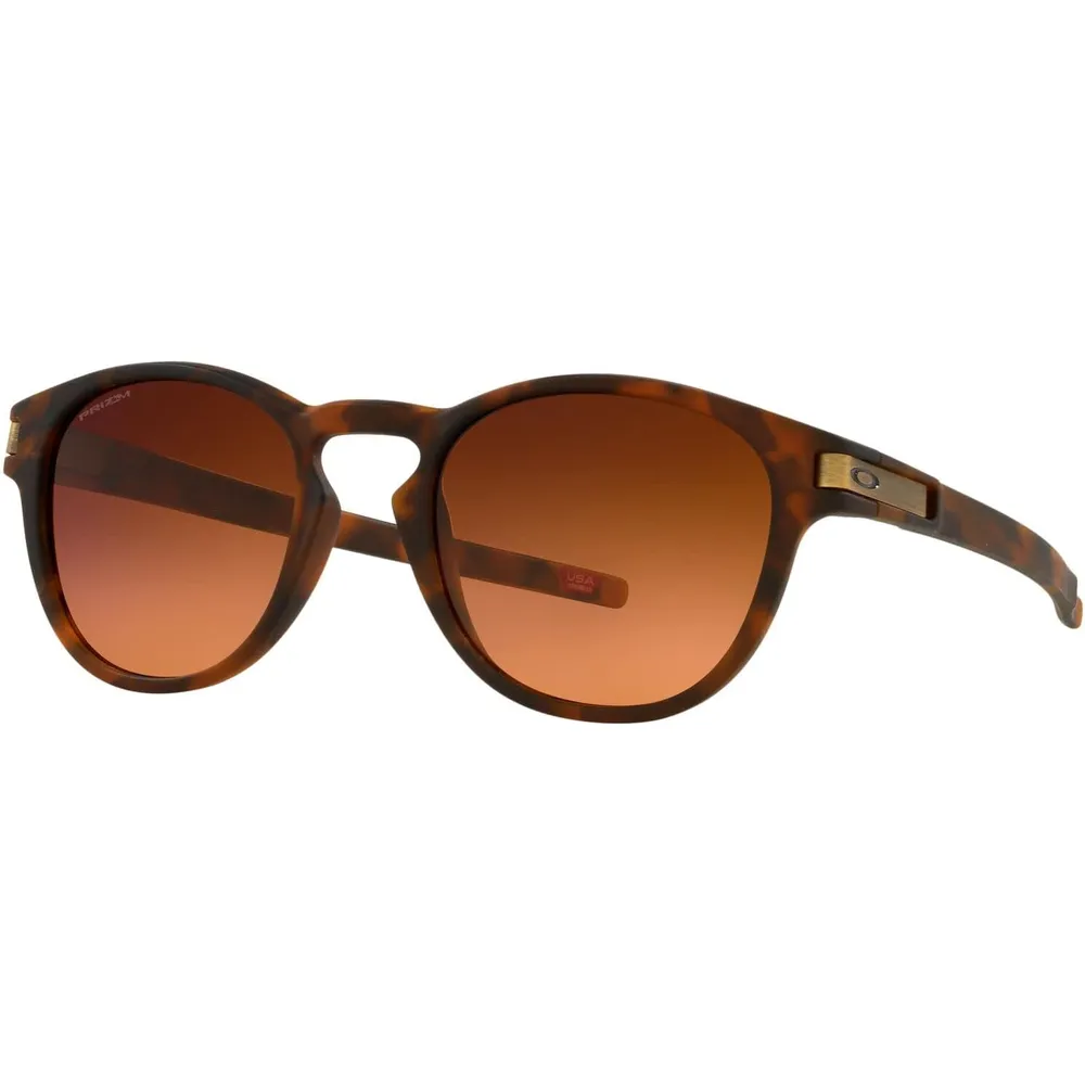 Oakley OO9265 Oval Gafas de sol para hombre | Matte Brown Tortoise / Prizm Brown Gradient