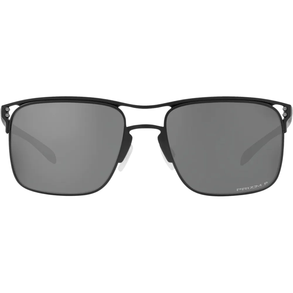 Oakley Holbrook TI Square OO6048 Gafas de sol para hombre | Satin Black / Prizm Black