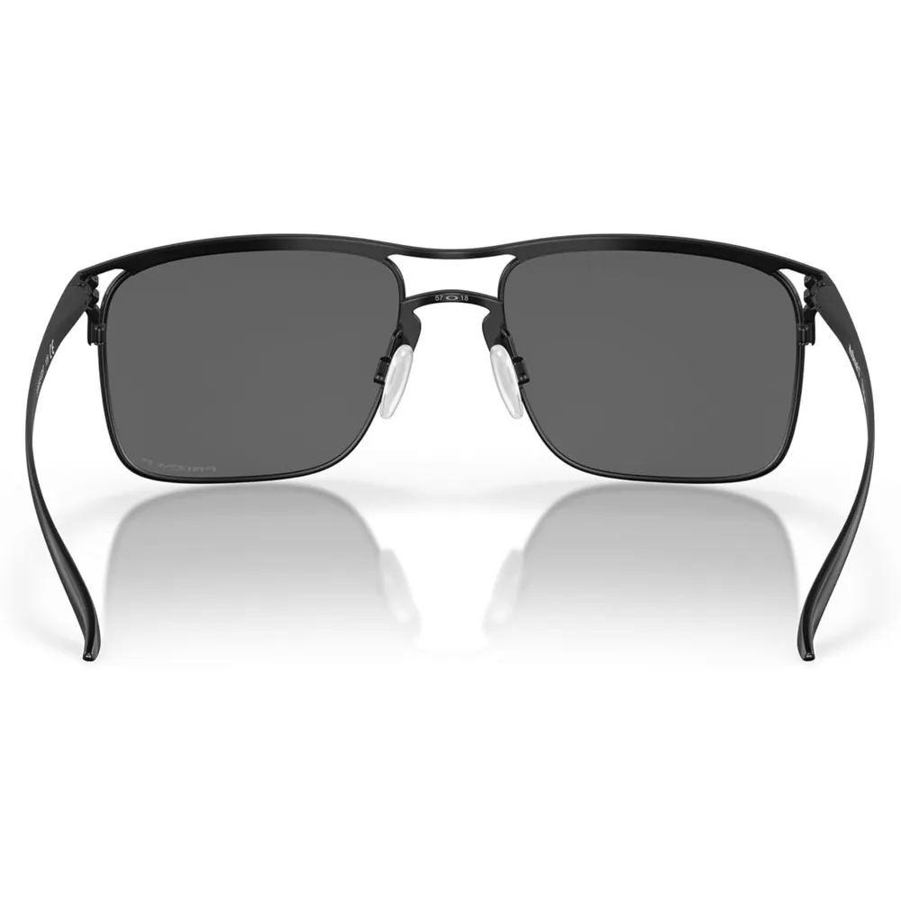 Oakley Holbrook TI Square OO6048 Gafas de sol para hombre | Satin Black / Prizm Black