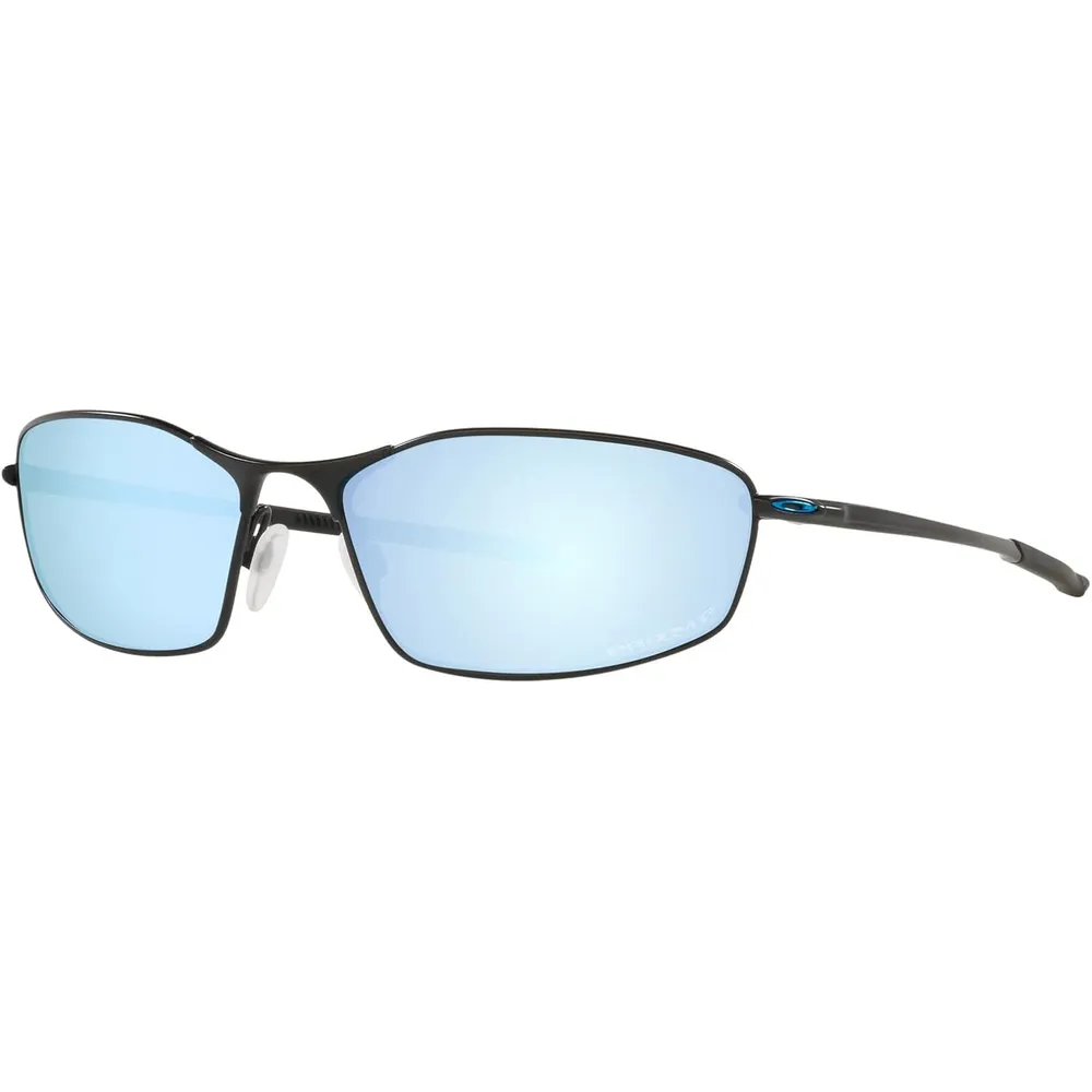 Oakley Whisker OO4141 Gafas de sol para hombre | Satin Black / Prizm Deep Water