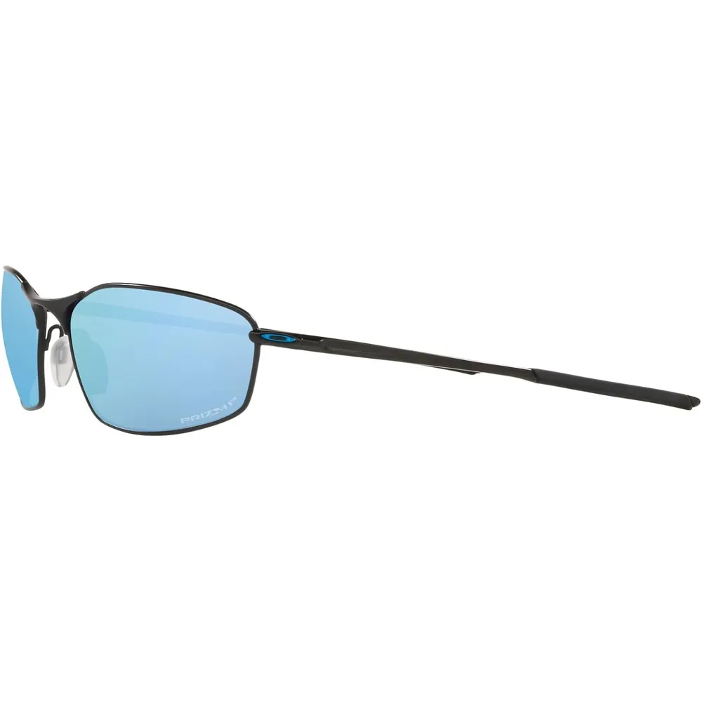 Oakley Whisker OO4141 Gafas de sol para hombre | Satin Black / Prizm Deep Water