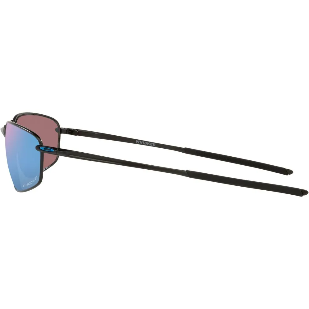 Oakley Whisker OO4141 Gafas de sol para hombre | Satin Black / Prizm Deep Water