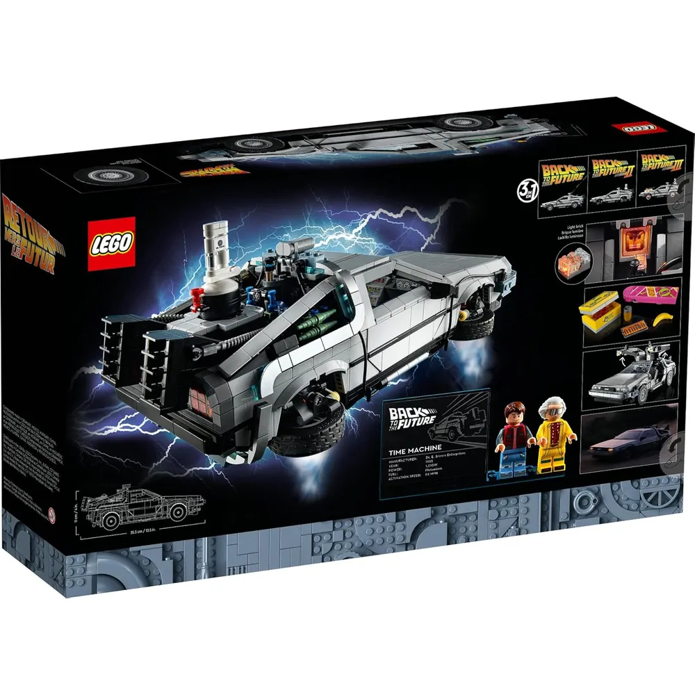 LEGO ICONS REGRESO AL FUTURO MÁQUINA DEL TIEMPO