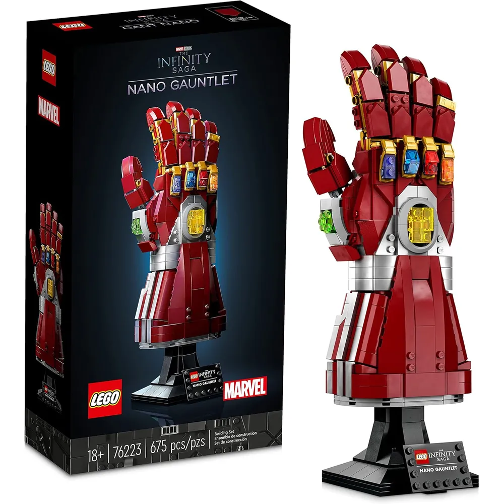 Lego Marvel guantelete nano Iron Man con Gemas del Infinito set de colección