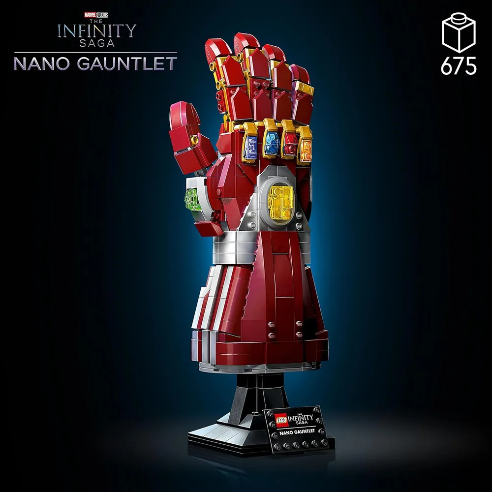 Lego Marvel guantelete nano Iron Man con Gemas del Infinito set de colección