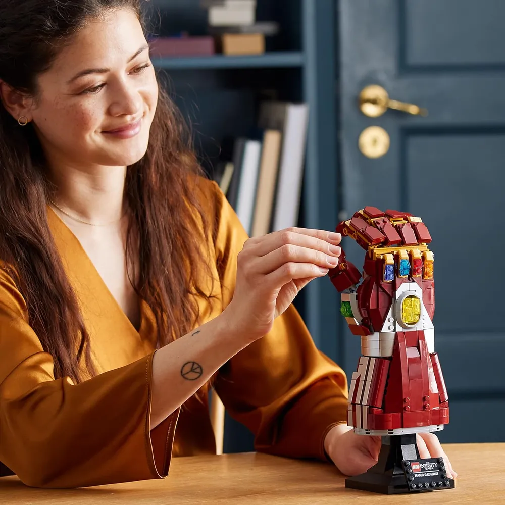 Lego Marvel guantelete nano Iron Man con Gemas del Infinito set de colección