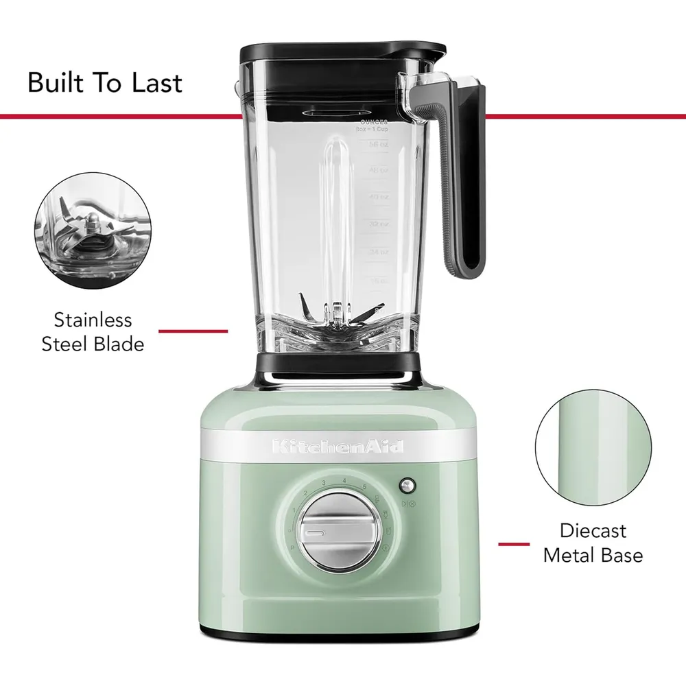 KITCHENAID KSB4028, LICUADORA VELOCIDAD VARIABLE K400 CON PRENSADOR | PISTACHO