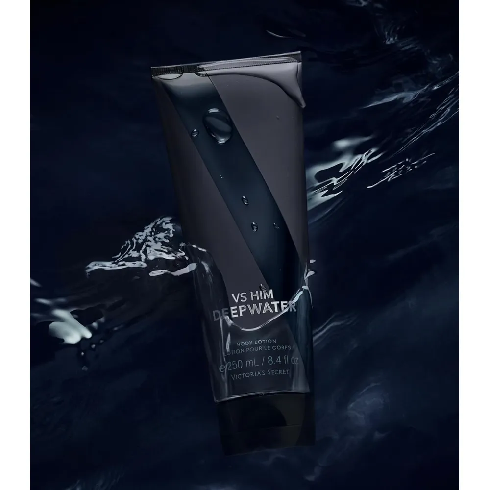 BODY LOTION VS HIM DEEPWATER VICTORIA SECRET HOMBRE 8.4 OZ / 250 ML