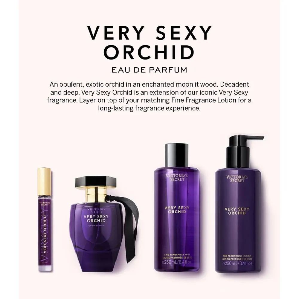 BODY LOTION VERY SEXY ORCHID VICTORIA SECRET MUJER 8.4 OZ / 250 ML