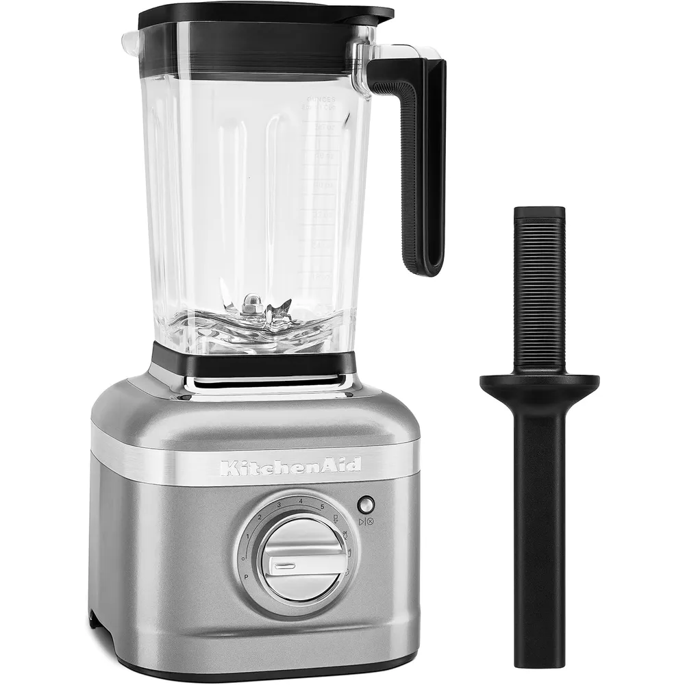 KITCHENAID, LICUADORA VELOCIDAD VARIABLE K400 CON PRENSADOR | CONTOUR SILVER