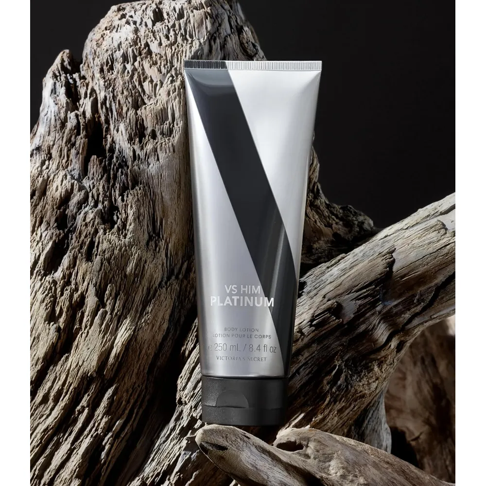 BODY LOTION VS HIM PLATINUM VICTORIA SECRET HOMBRE 8.4 OZ / 250 ML