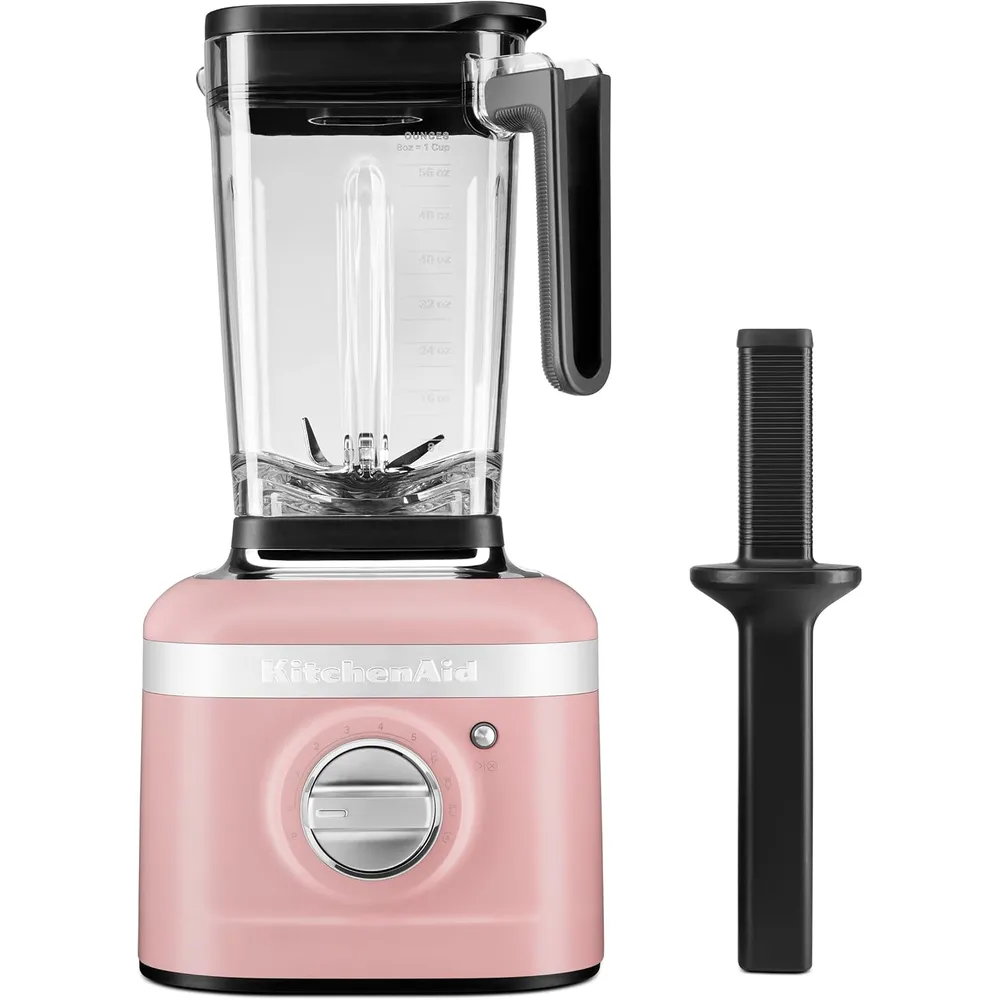 KITCHENAID KSB4028, LICUADORA VELOCIDAD VARIABLE K400 CON PRENSADOR | ROSA SECA