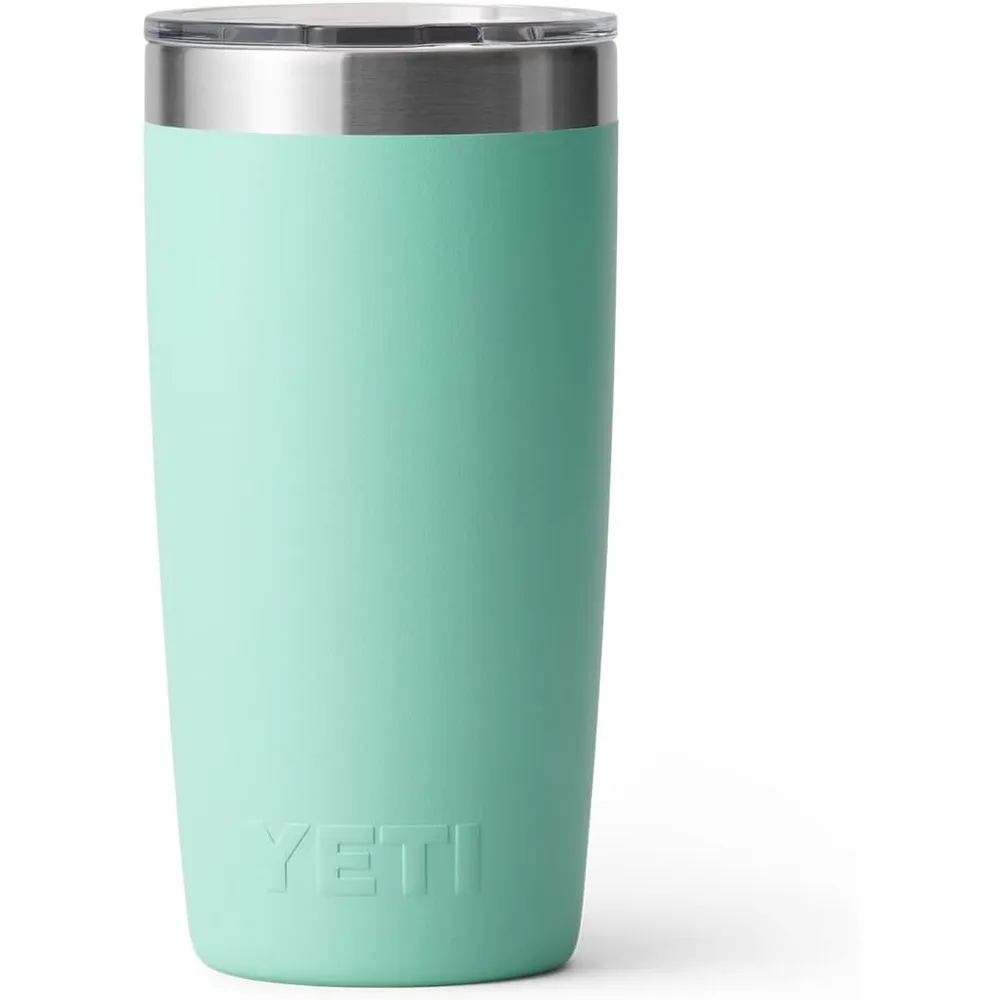 YETI Rambler Vaso de 10 oz de acero inoxidable y tapa MagSlider color turquesa