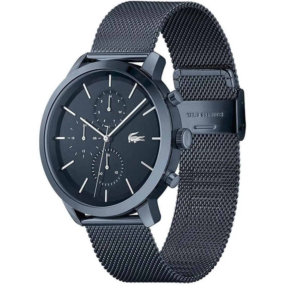 RELOJ LACOSTE REPLAY MULTIFUNCIÓN 43 MM HOMBRE - DARK BLUE MESH