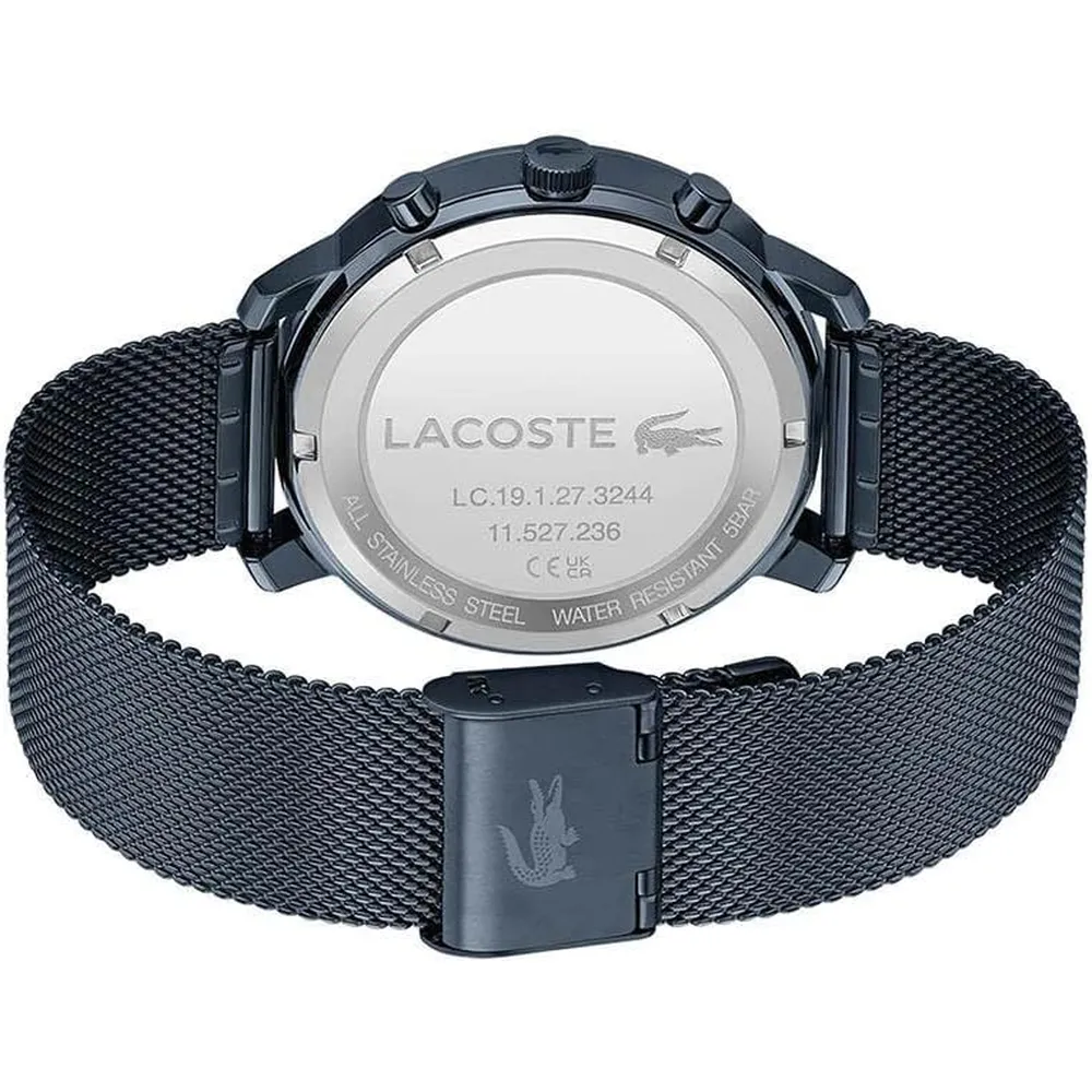 RELOJ LACOSTE REPLAY MULTIFUNCIÓN 43 MM HOMBRE - DARK BLUE MESH