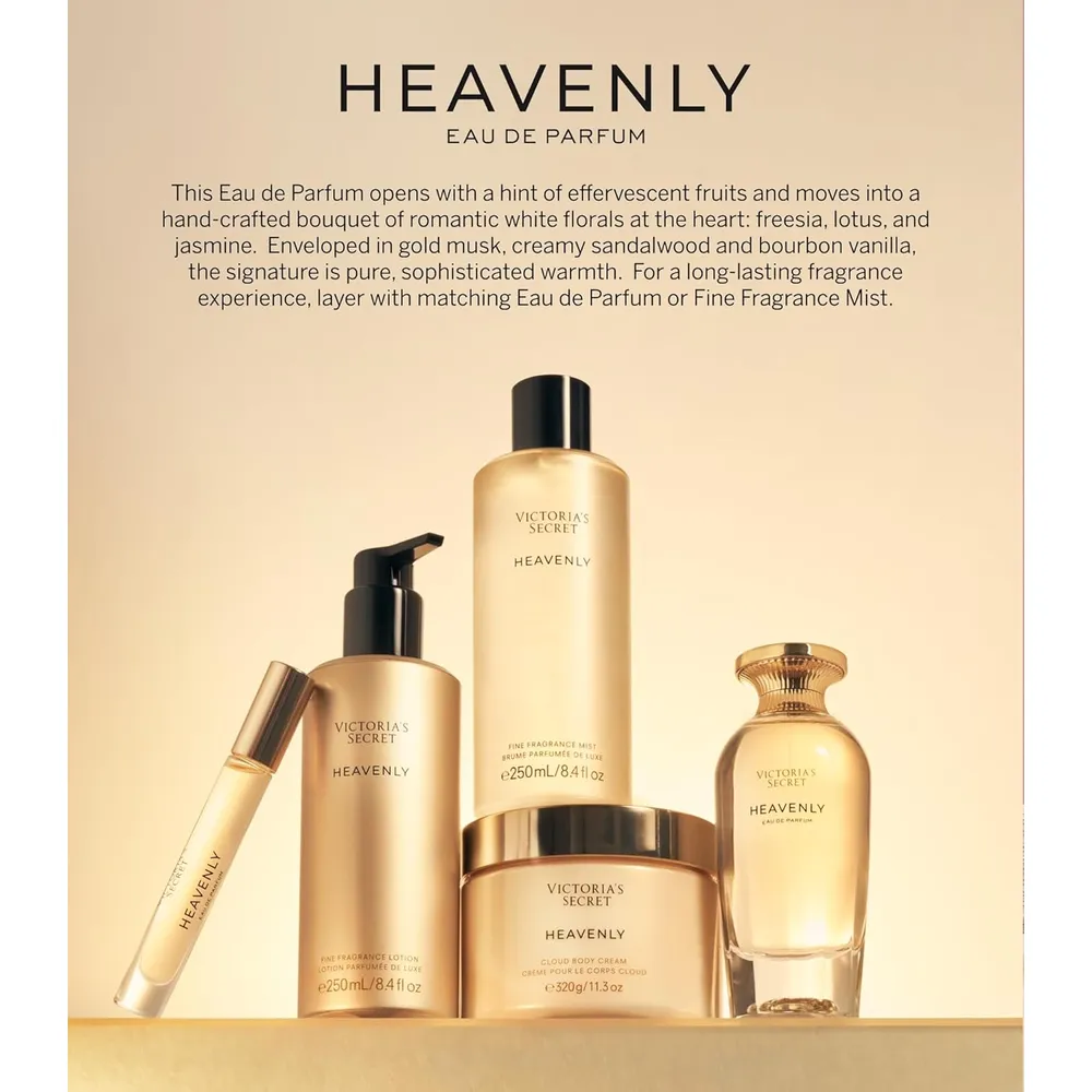 BODY LOTION HEAVENLY VICTORIA SECRET MUJER 8.4 OZ / 250 ML