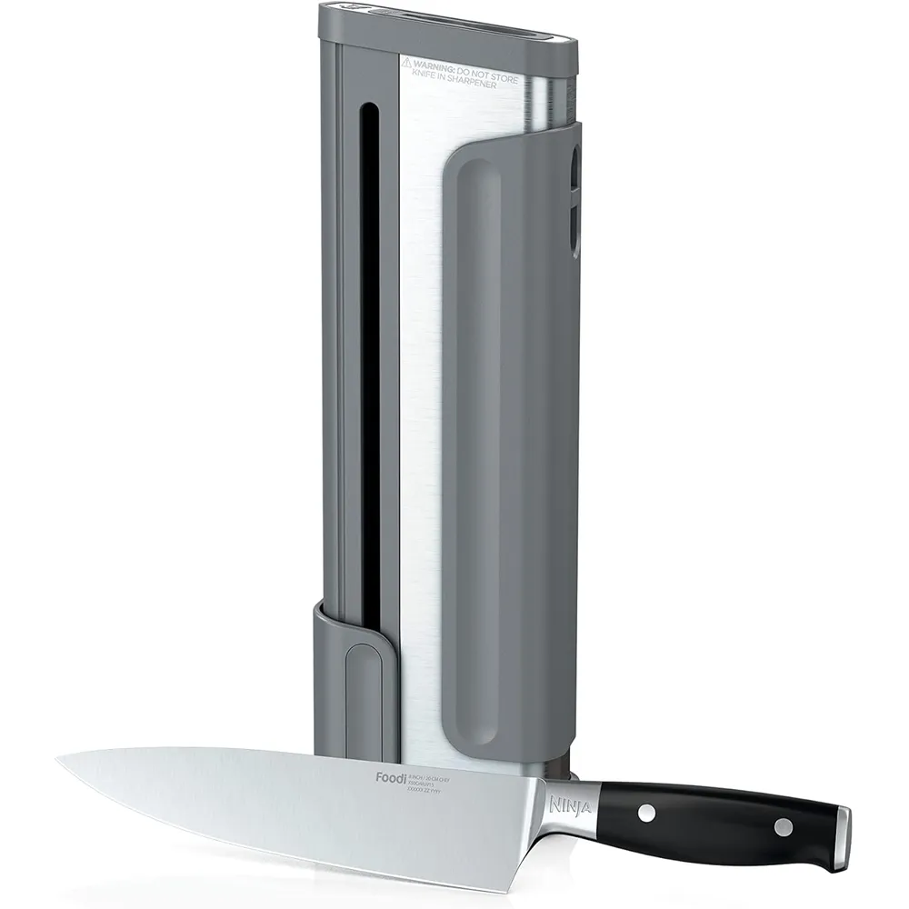 Ninja set cuchillos K32502 Foodi NeverDull chef y afilador 2 pzas | Negro Y Acero Inoxidable