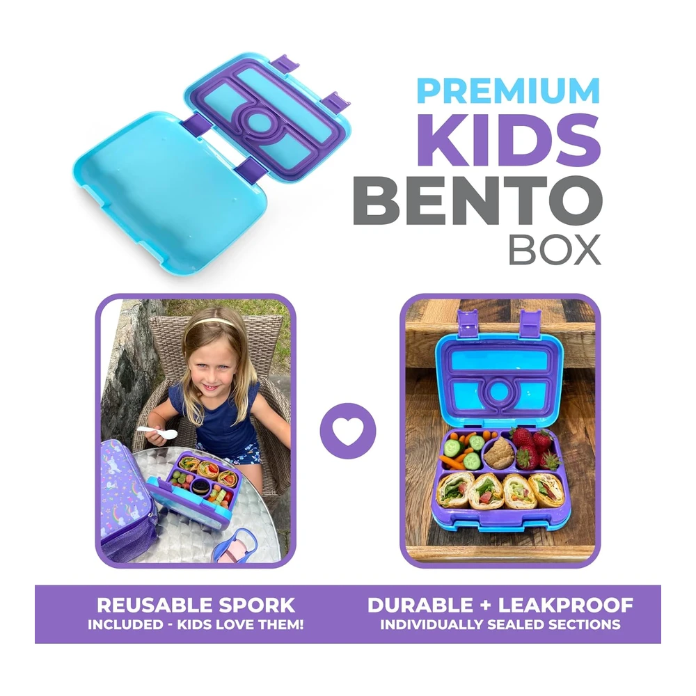 Lonchera Bento para niños Pequeños - Tapa Segura
