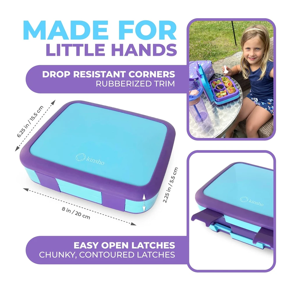Lonchera Bento para niños Pequeños - Tapa Segura