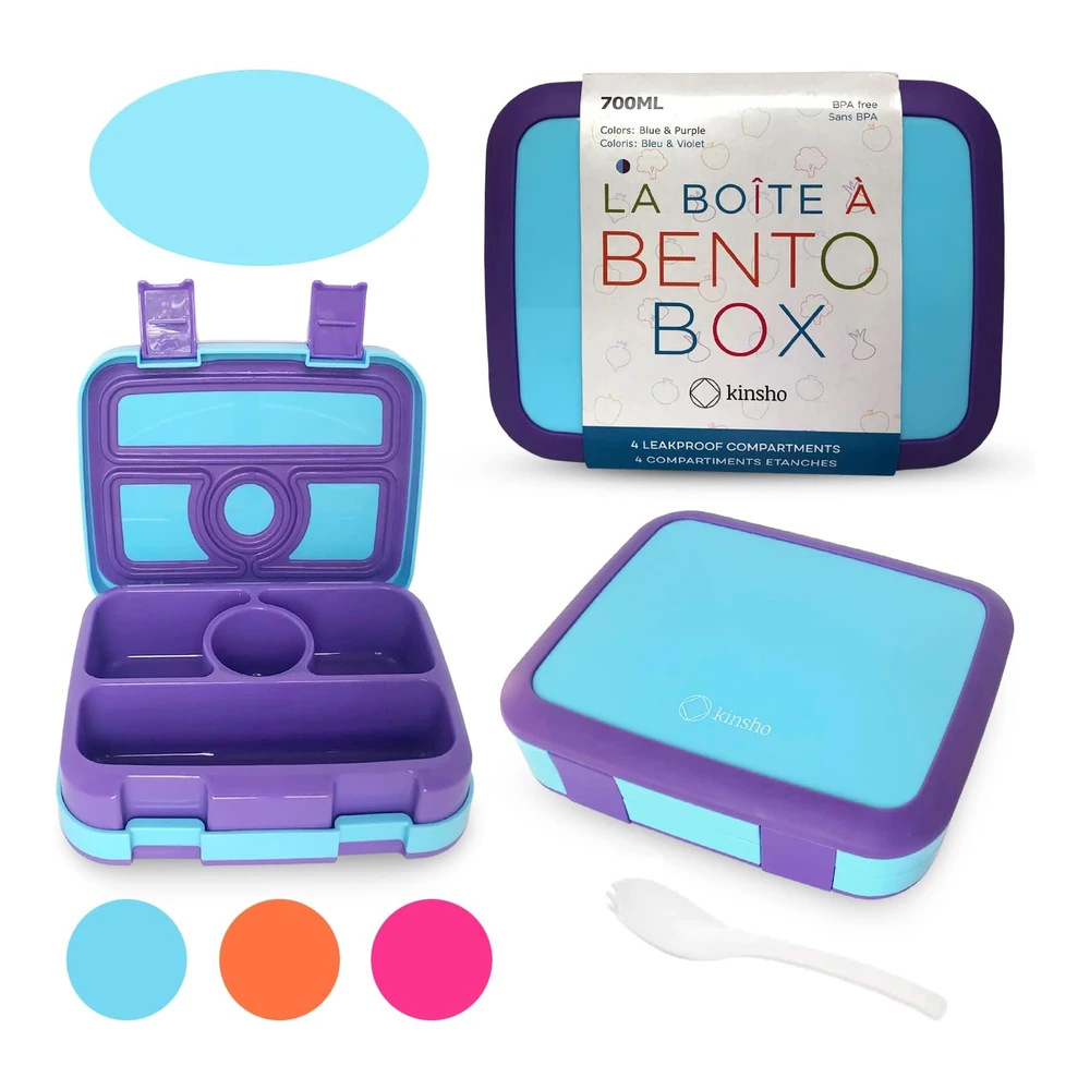 Lonchera Bento para niños Pequeños - Tapa Segura